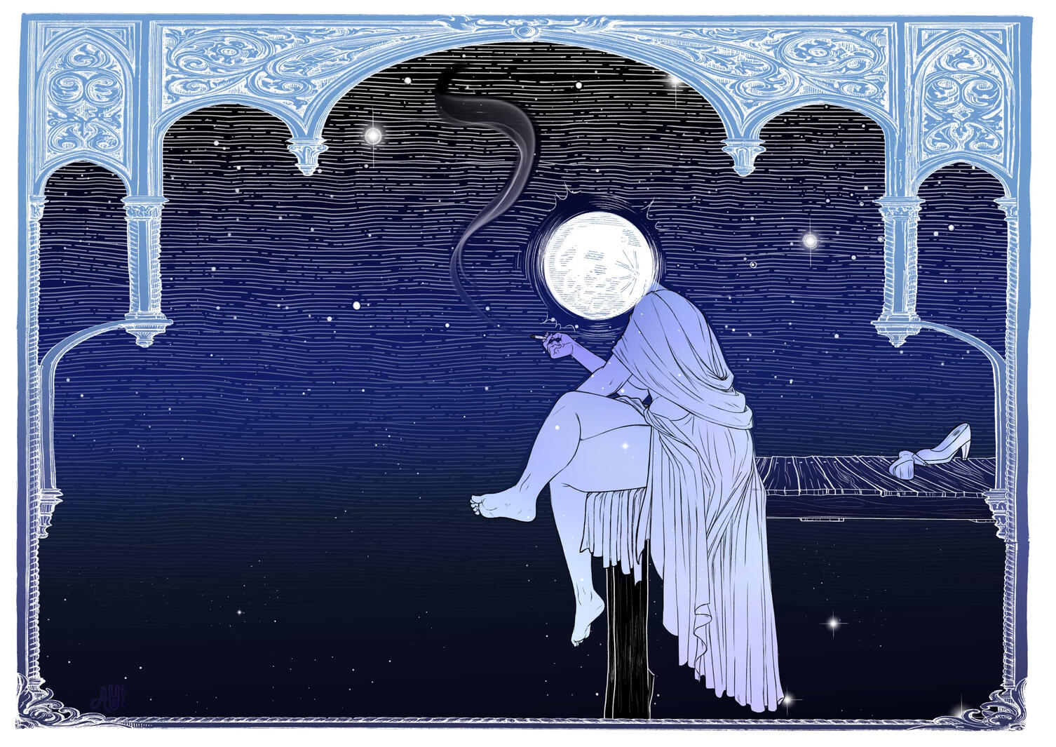Relaxing Moon
